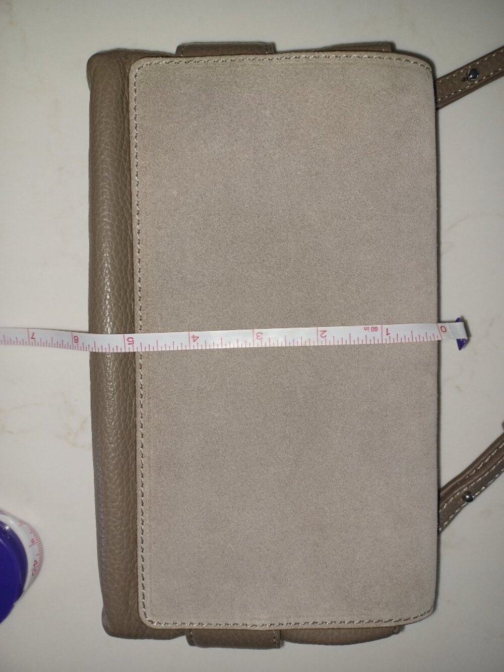 Banana Republic suede/leather shoulder bag - Picture 6 of 9